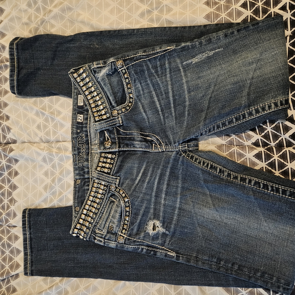 Studded Blue Jeans